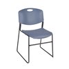 Regency Round Tables > Breakroom Tables > Kee Round Table & Chair Sets, Wood|Metal|Polypropylene Top, Grey TB48RNDGYBPBK44BE